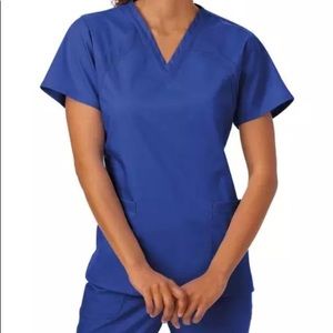 BIO STRETCH MEDICAL UNIFORM 19098 MESH TOP Royal